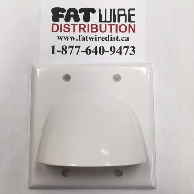 photo of Bull Nose Dual Gang Wall Plate WCP-223