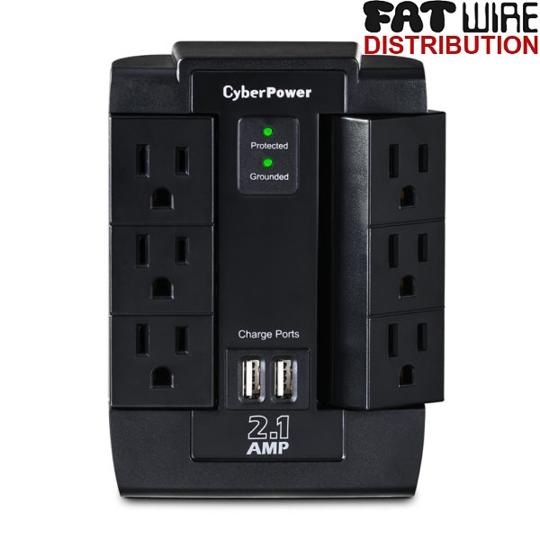 photo of Power Bar 8-Outlet Wall Tap USB