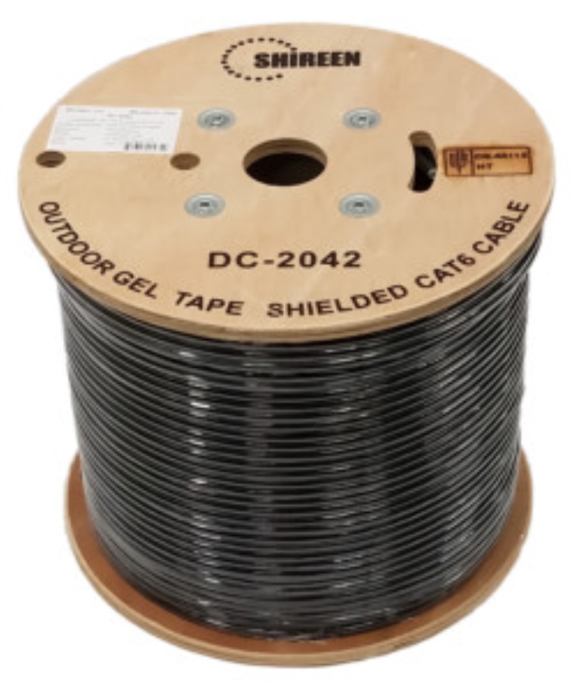 photo of Shireen Cat6 Outdoor Shielded Dry Gel Cable, 1000 ft