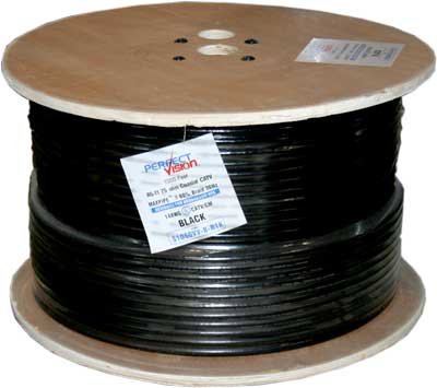 photo of RG11 Cable Black 1000ft