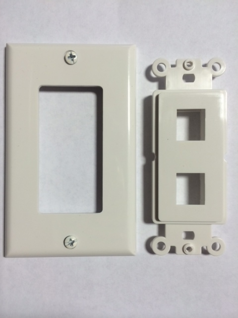 photo of Decora Wall Plate 2 Port