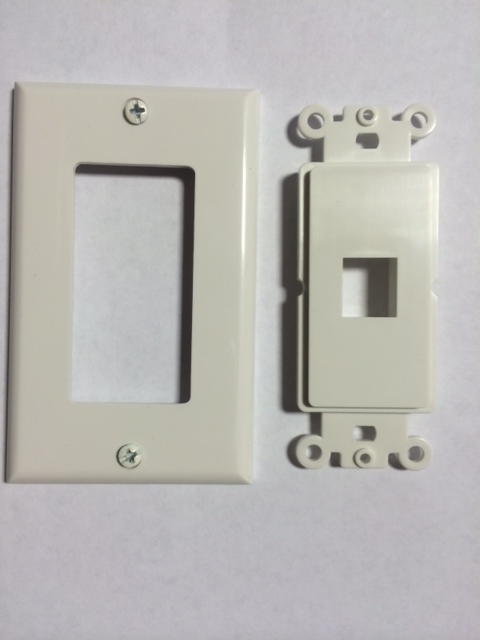 photo of Decora Wall Plate 1 Port