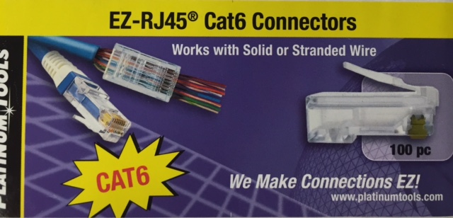 photo of CAT6 EZ Crimp Cat6 Connectors Jar of 100