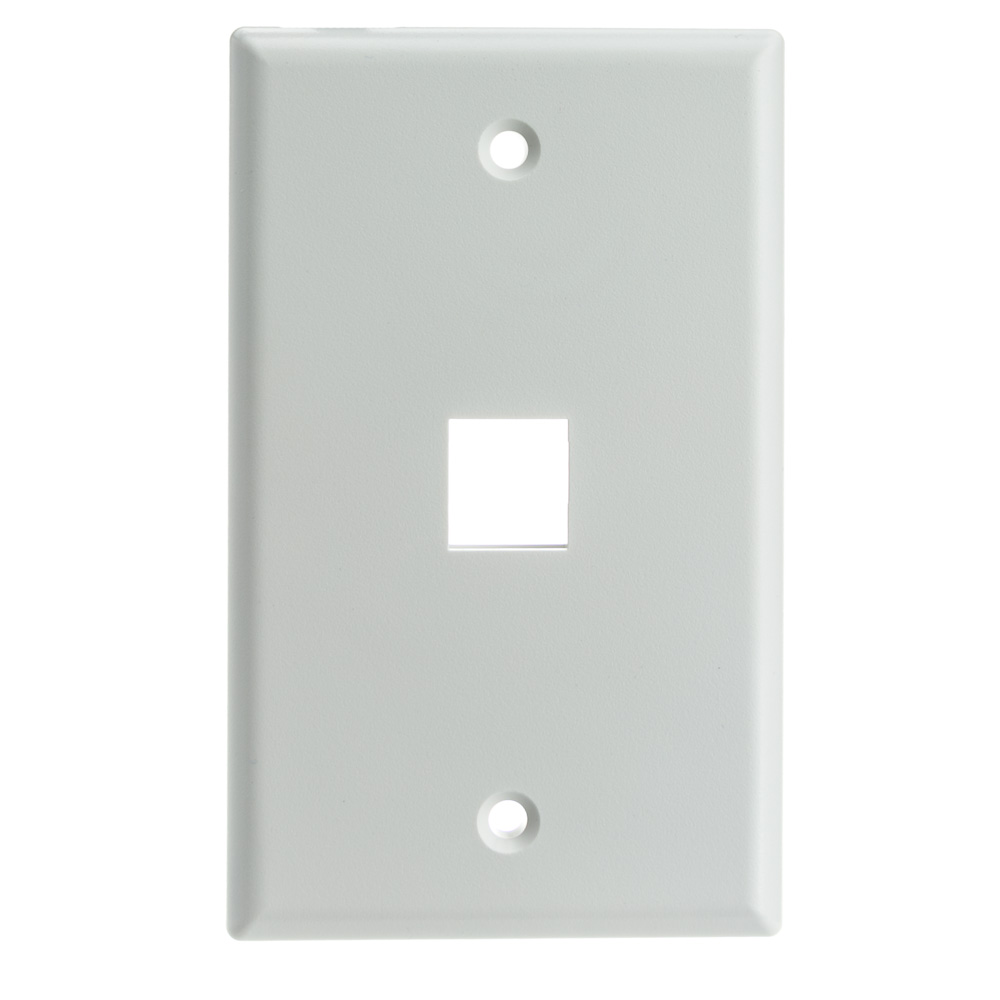 photo of PERFECT VISION SOLID 1 PORT WALL PLATE