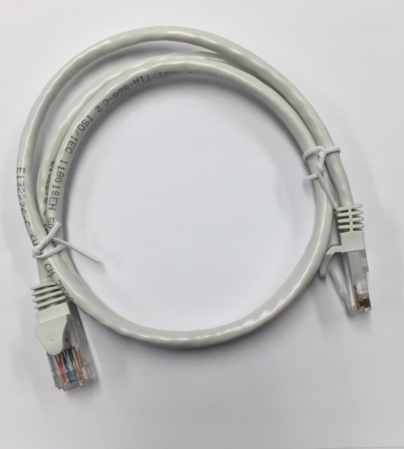 photo of White Cat5 Patch Cable 3ft